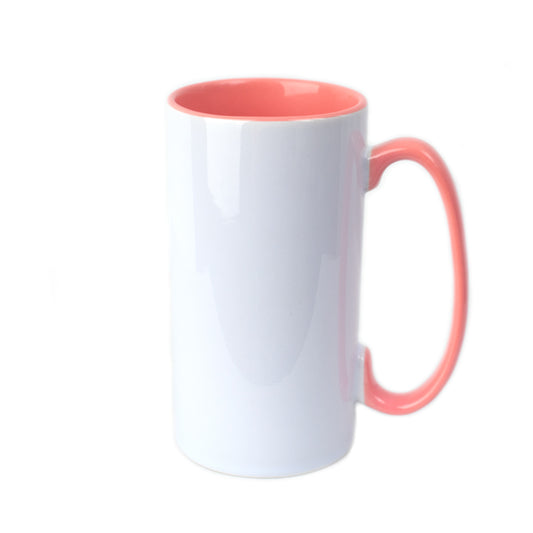 12.8oz/380ml Skinny Tall Mug (Pink)
