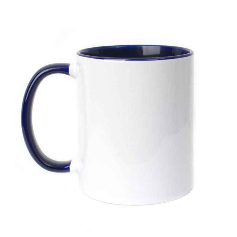 Inner Rim Colour Mug - Blue