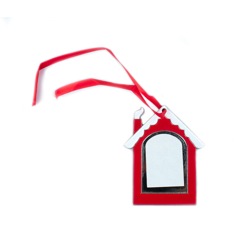 Xmas Metal Ornament (House)