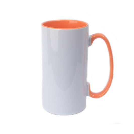 12.8oz/380ml Skinny Tall Mug (Light Orange)