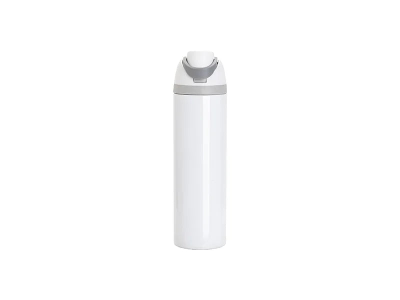 960ml SS Water Bottle with Flip One Touch Portable Lid(White)