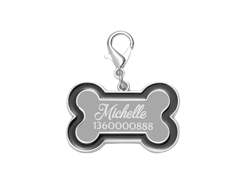 Sublimation Dog Tag (Black Edge, 3*4.5cm)