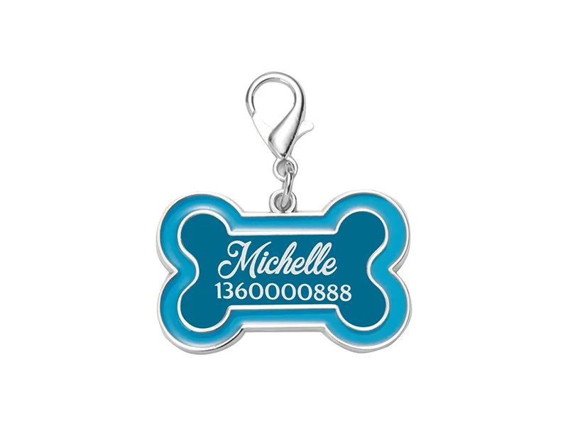 Sublimation Dog Tag (Blue Edge, 3*4.5cm)