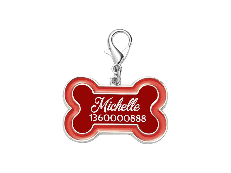 Sublimation Dog Tag (Red Edge, 3*4.5cm)