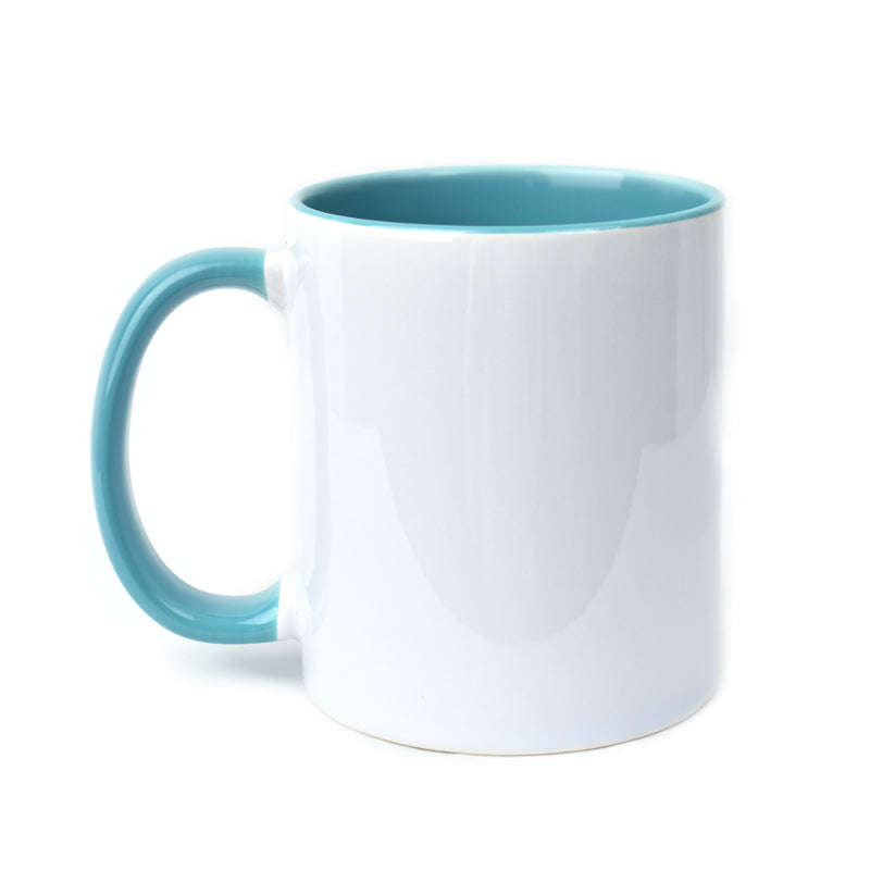 Inner Rim Colour Mug - Lake Blue