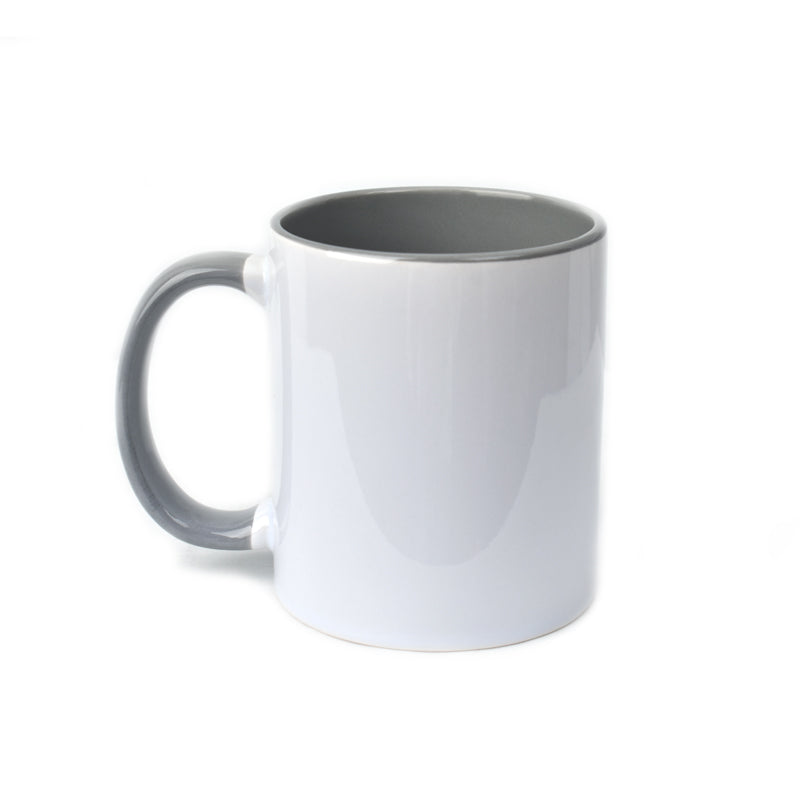 Inner Rim Colour Mug - Gray