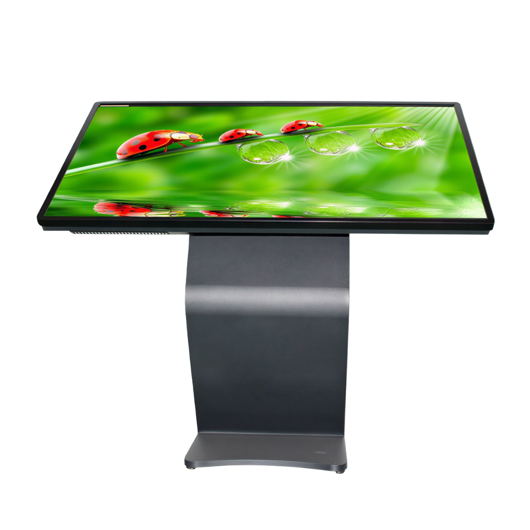 55inch Indoor "K shape" LCD touch kiosk 1207.6 * 678.4 mm