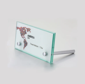 Aluminium Table Top Sign Standoff 10x85mm