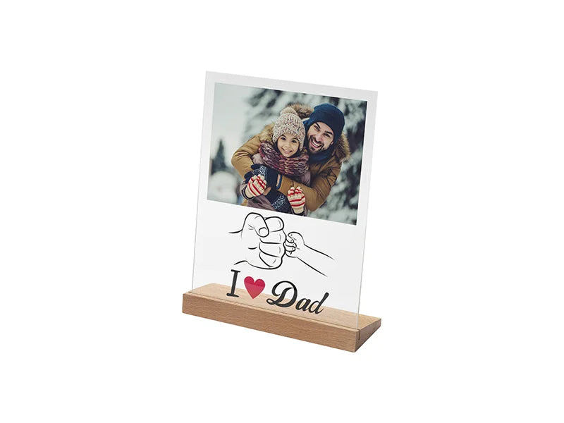 Glass Frame W/White Patch (Dad) 20x25cm