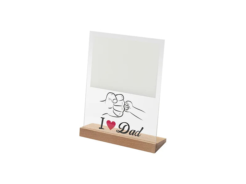 Glass Frame W/White Patch (Dad) 20x25cm