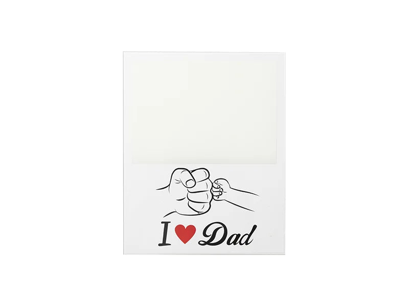 Glass Frame W/White Patch (Dad) 20x25cm