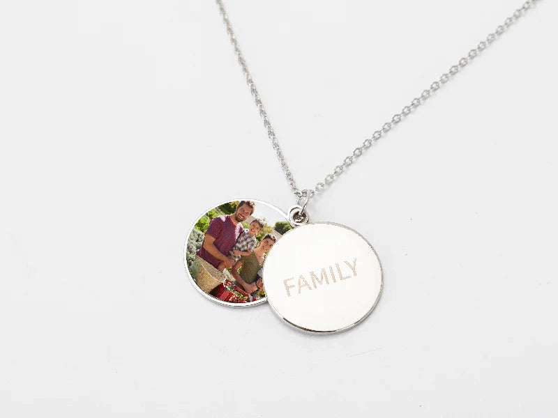 Sublimation Round Shape Sliding Lockets