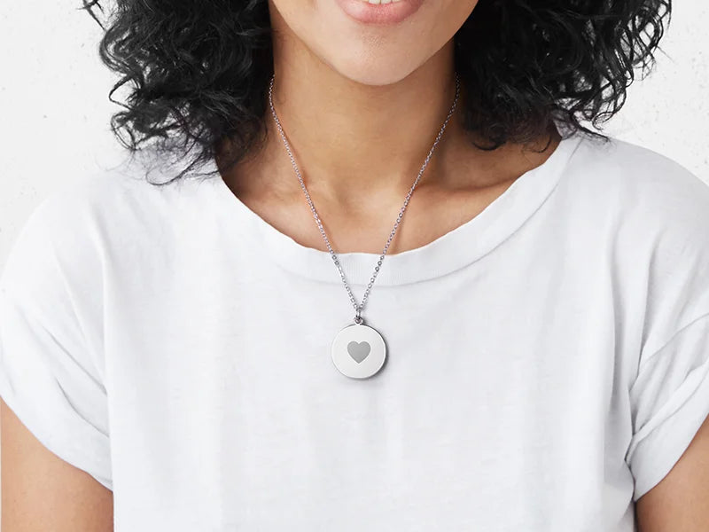 Sublimation Round Shape Sliding Lockets