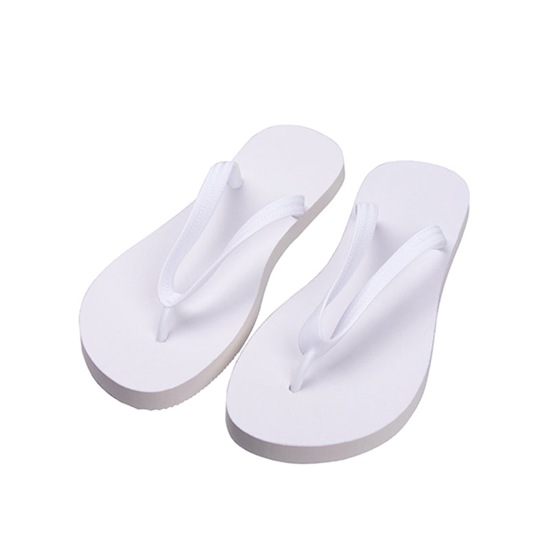 Child Flip Flops White-L (22.5 cm)