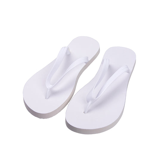 Adult Flip Flops White-L (29 cm, 42-44)