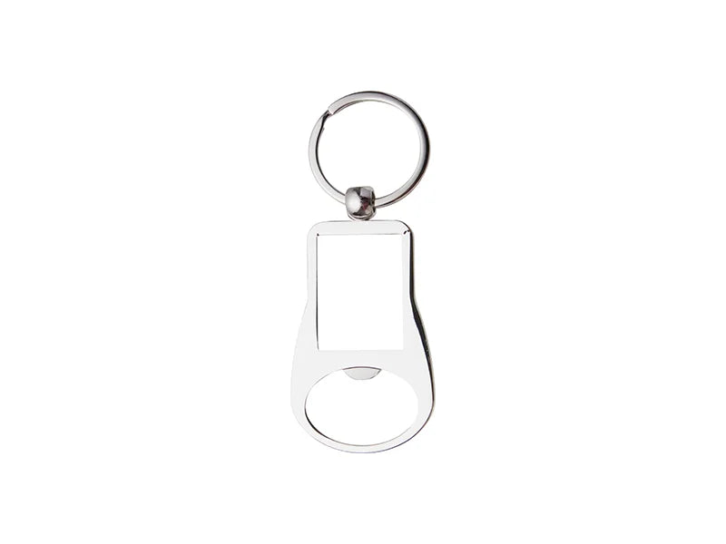 Square Bottle Opener Keyring