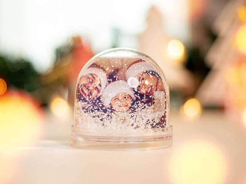 Christams Snowball W/White Snowflake