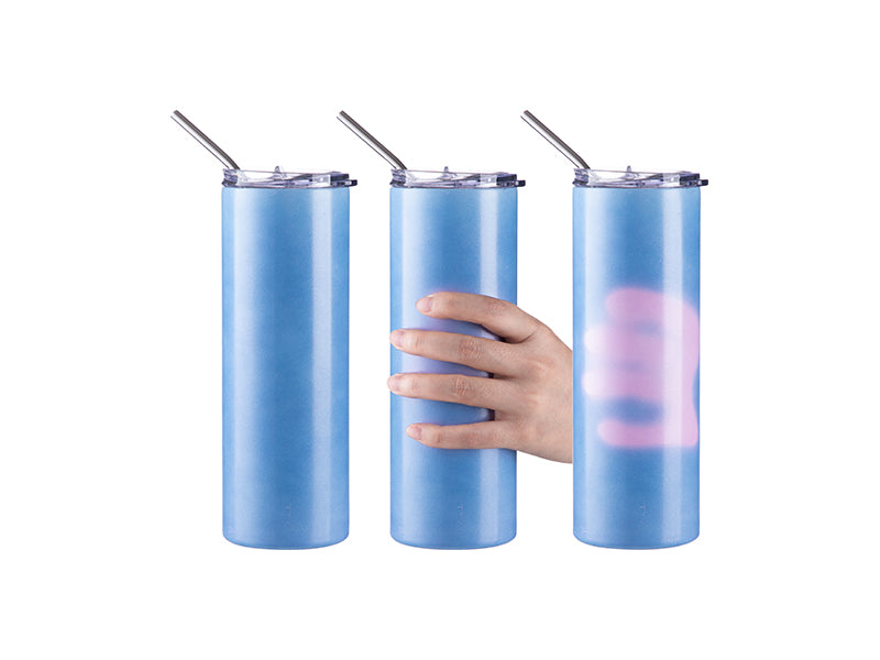 600ml H/S Color ChangingTumbler (Light Blue-Pink)