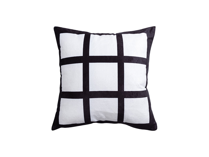 Sublimation 9 Panel Plush Pillow Cover 40x40 cm