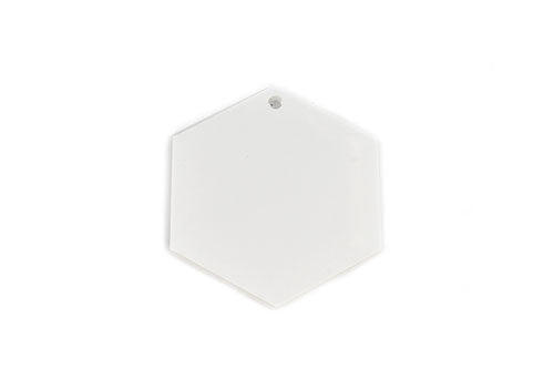 Acrylic Ornament (Hexagon, 7.6*7.6*0.4cm)