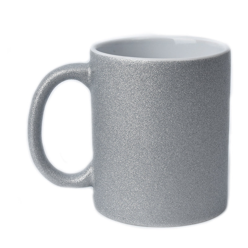 Glitter Mug - Silver