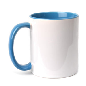 Inner Rim Colour Mug - Light Blue