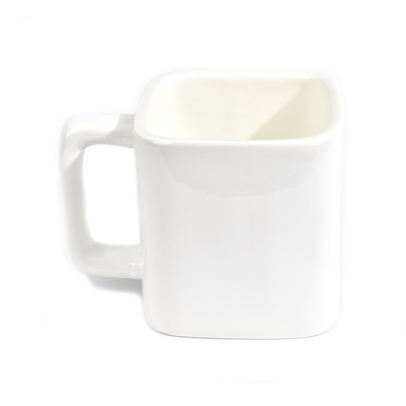 Square White Mug