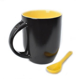 Changing Color Spoon Mug Matt Yellow