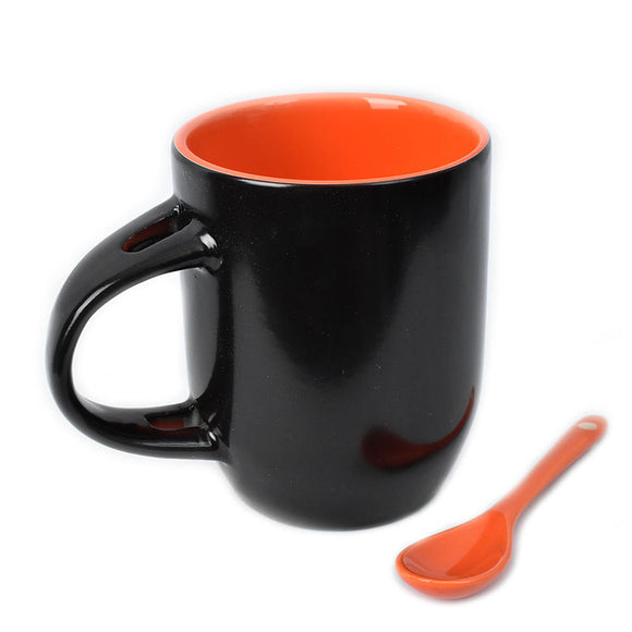 Changing Color Spoon Mug Matt Orange