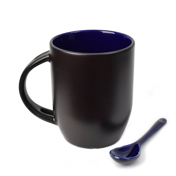 Changing Color Spoon Mug Matt Blue