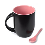 Changing Mug Spoon Mug Matt Pink