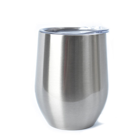 Silver Stemless Wine Cup (360ml)