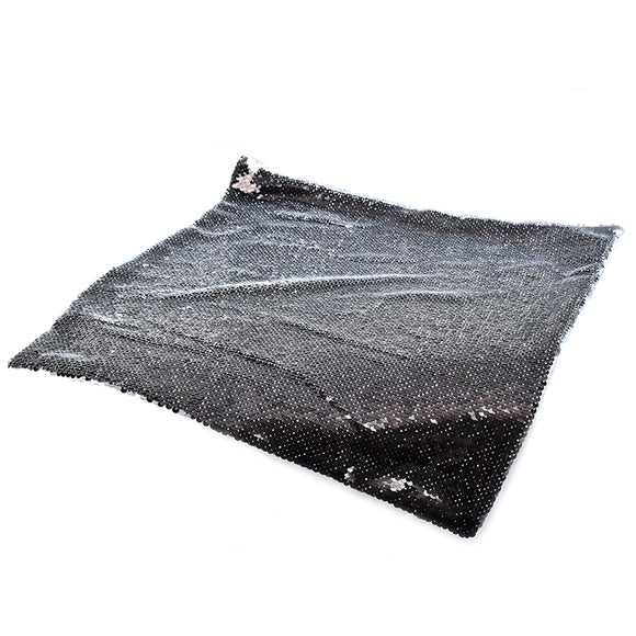 Flip Sequin Pillow Cover (Black/White)