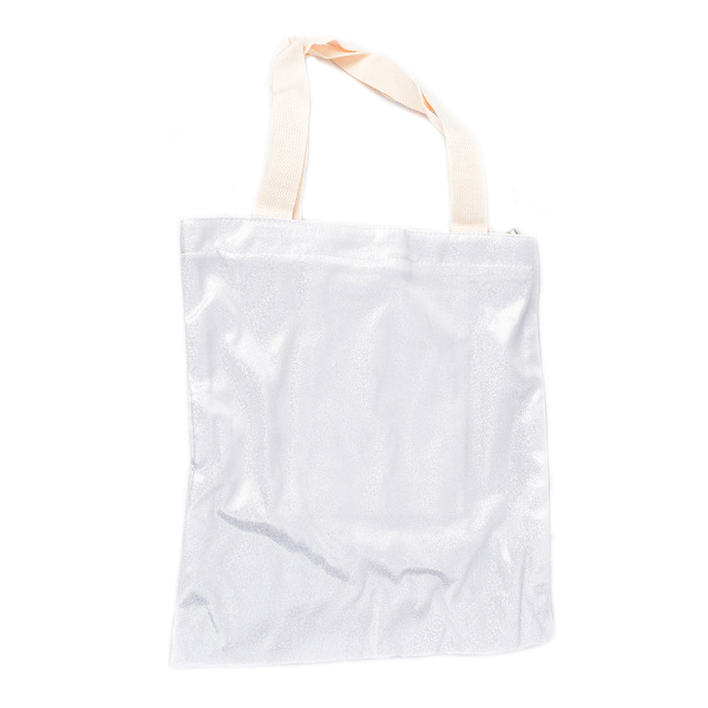Glitter Tote Bag White 34*37cm