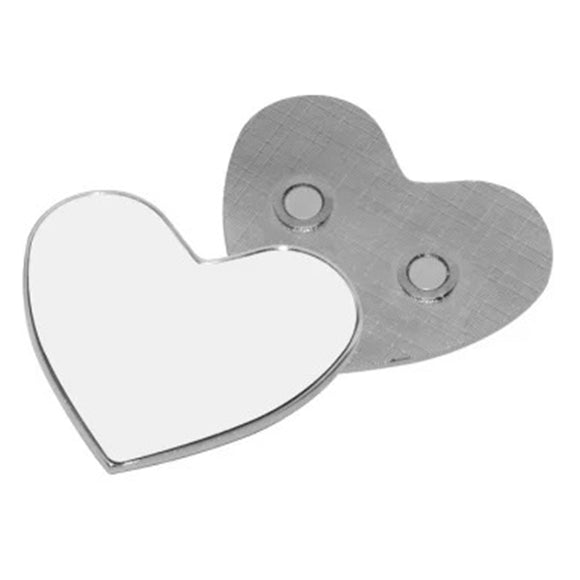 Metal Fridge Magnet (Heart)