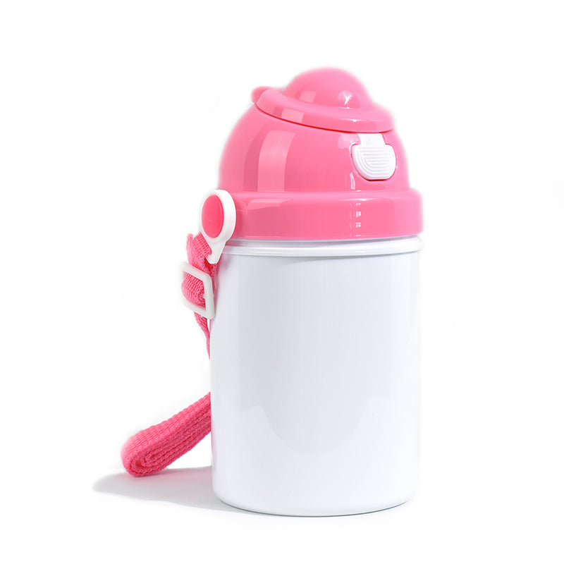 400ml Plastic Kid Bottle 02 Pink