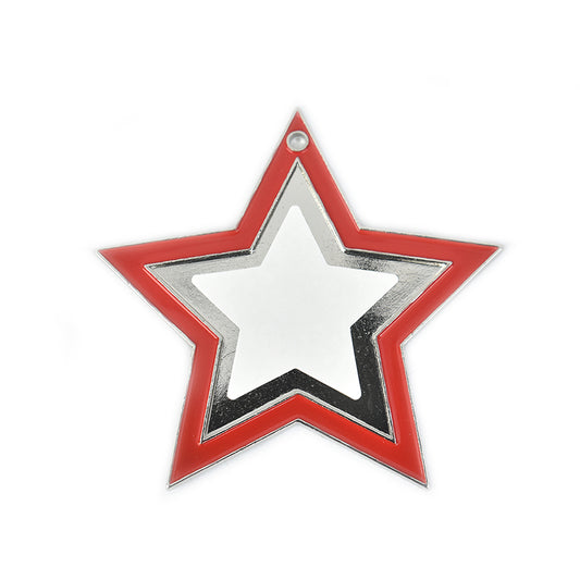 3" Star Metal Ornament