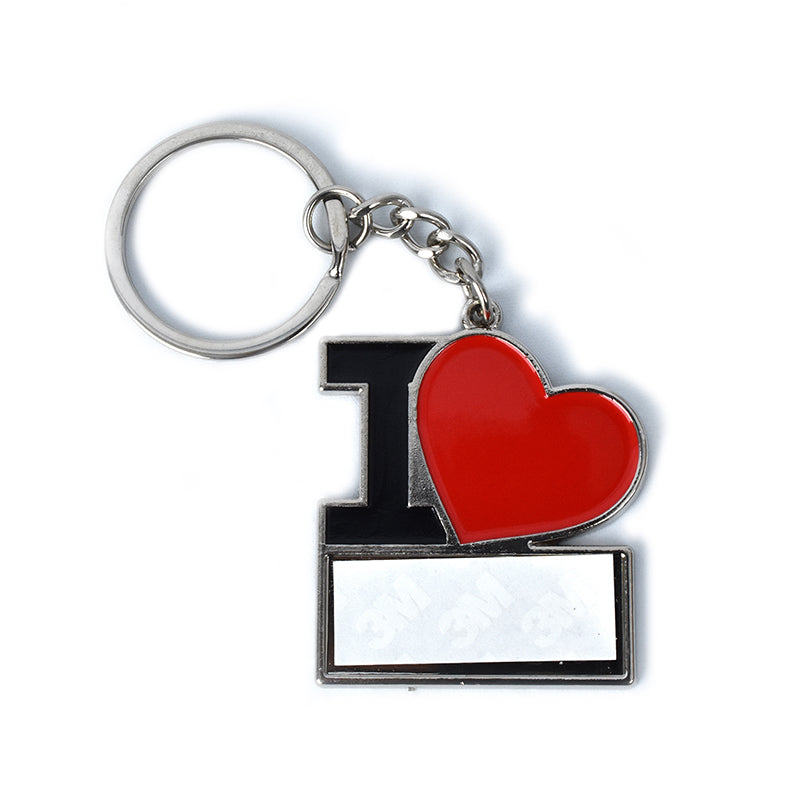 Red Heart "I Love" Keychain